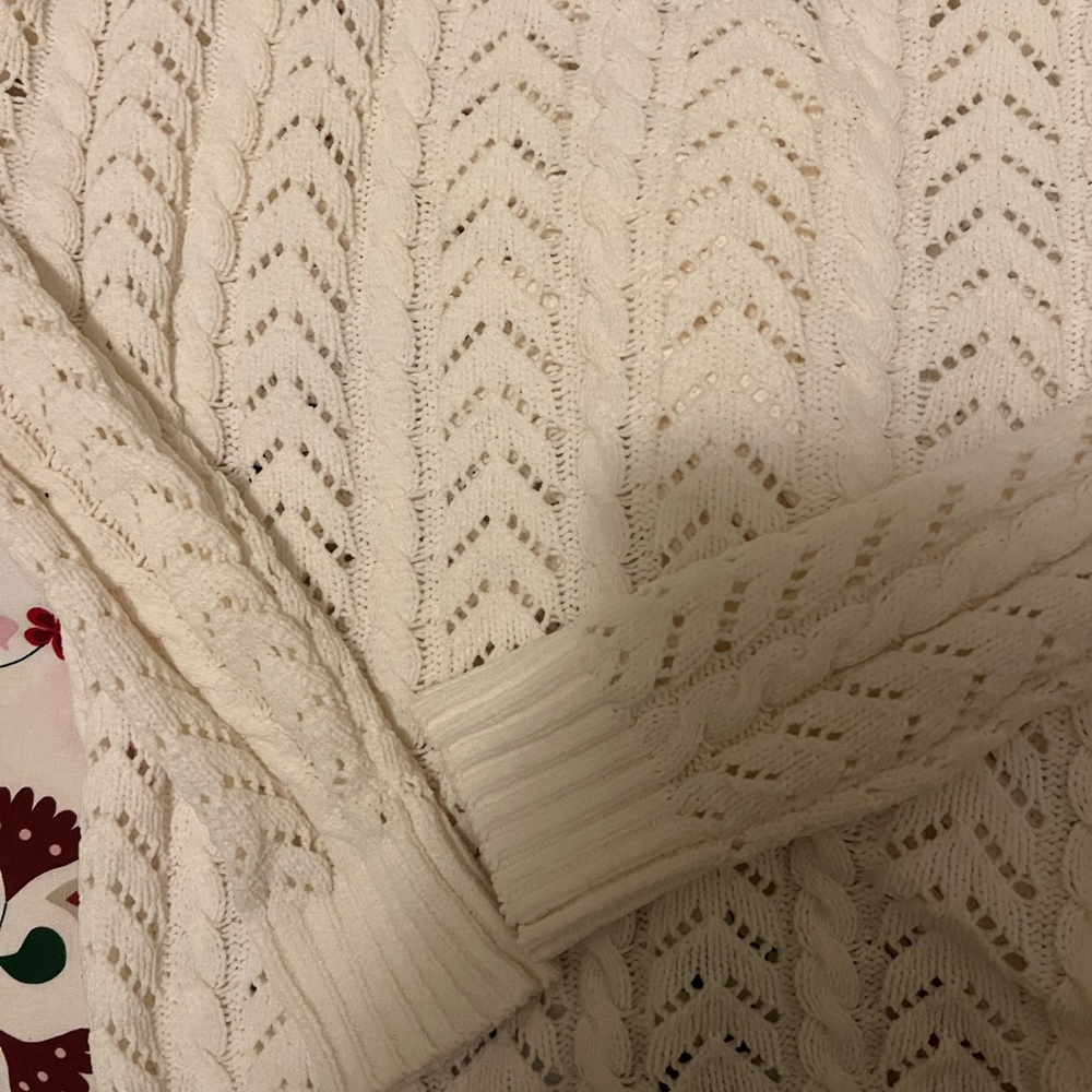 white basic sweater - Picture 3 of 3
